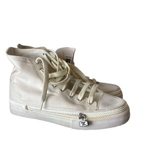 Zipz shoes, white high tops